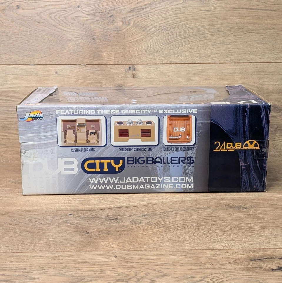 Jada Dub City Big Ballers Dodge Ram 1500 camioneta diecast negra 1/18 nueva Foto 4 de 4
