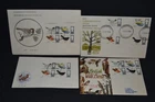 GB first day covers 1966 Birds x 4, all on different cover types etc.