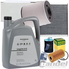 INSPEKTIONSPAKET+ORIGINAL 5W30 1.2 TDI für VW POLO SKODA ROOMSTER FABIA 2 IBIZA 