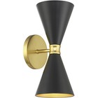 George Kovacs P1827-248 OPEN BOX Conic Wall Sconce Honey Gold
