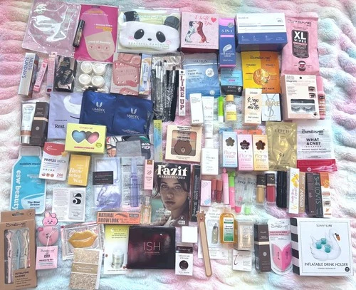 85 Pcs- Skincare Makeup / Wellness/ sample to full size lot #1 image 2