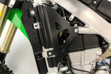 Works Connection Radiator Braces Black Kawasa...