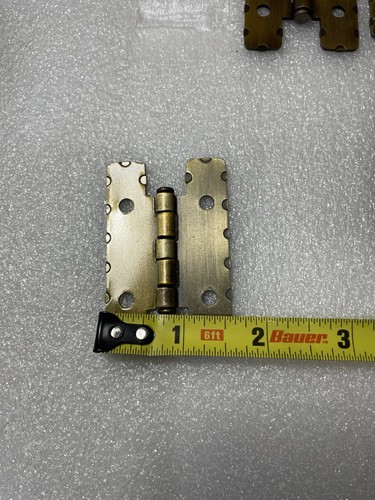 30- H hinges Toy Box Chest Hinges Antique English 2-1/2”x 1-5/8” Includes Screws - Picture 6 of 6