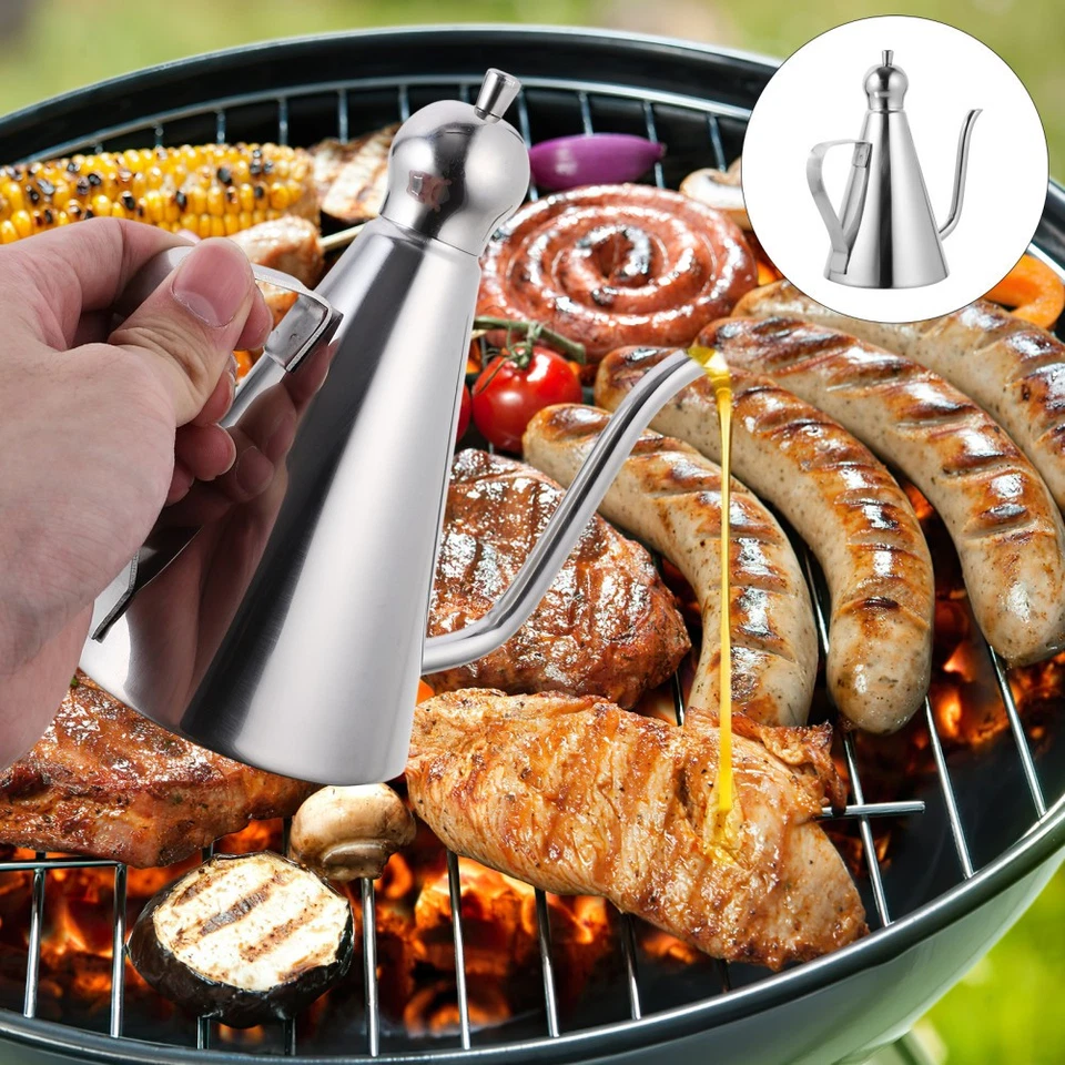 304 Edelstahl Küchenmädchen Ölspender Gemüse Essig Flasche