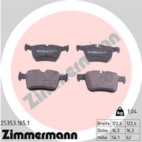 Zimmermann BremsbelÄGe Passend FüR MERCEDES-BENZ C-KLASSE W205 S205 C205 A205
