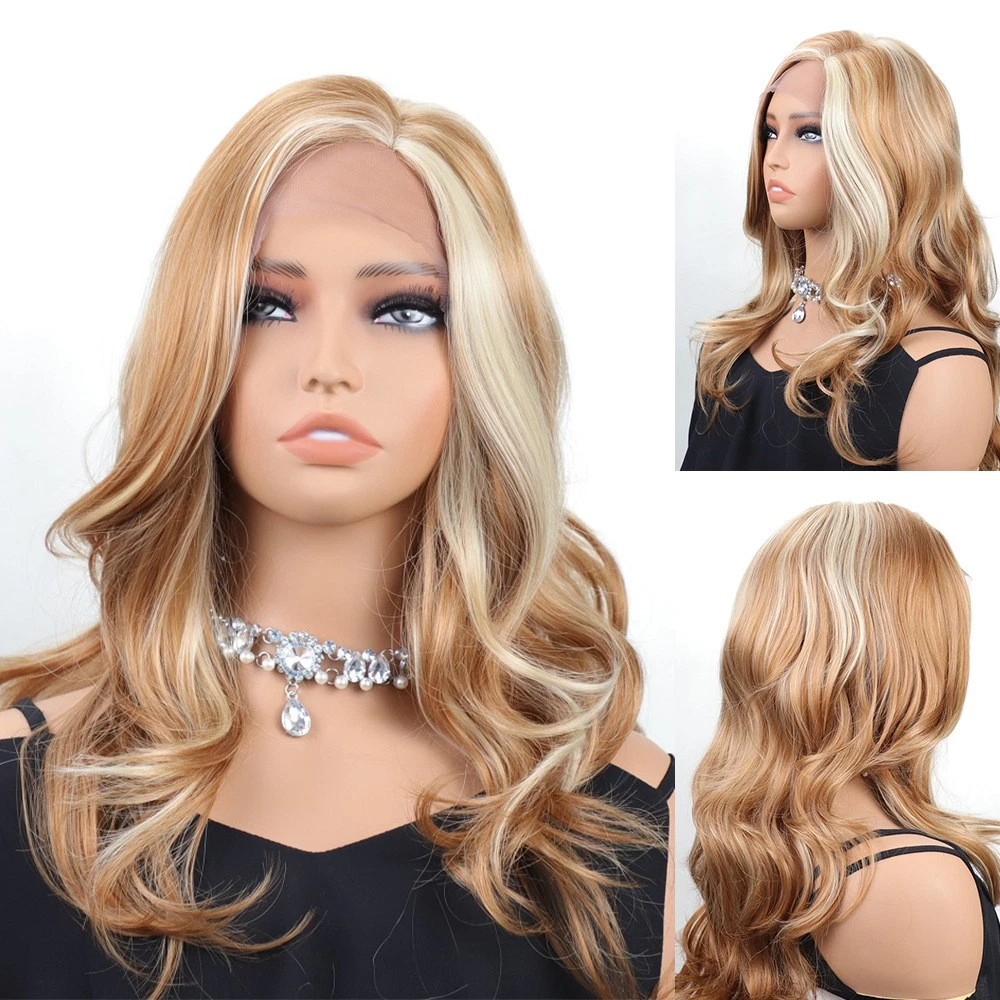 Spiral Curls Golden Blond Wigs for sale | eBay display picture 2