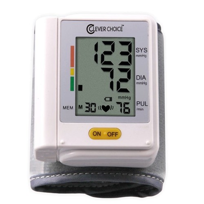 #ad Clever Choice Automatic Wrist Blood Pressure Monitor Model: SDI 1586W $19.99