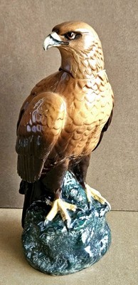Vintage Royal Doulton ''Golden Eagle'' Porzellan Karaffe / leer