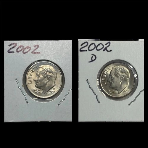 Photo of a 2002-P Roosevelt Dime from an eBay listing that sold on Jul 19, 2026
