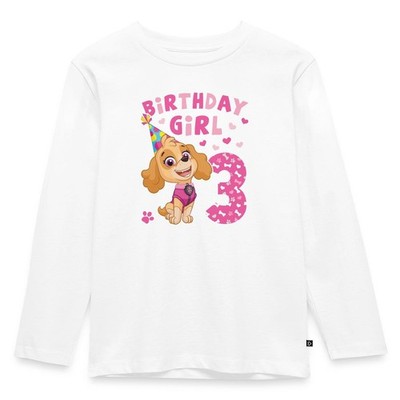 Paw Patrol 3 Jahre Geschenk 3. Geburtstag Skye Kinder Langarmshirt