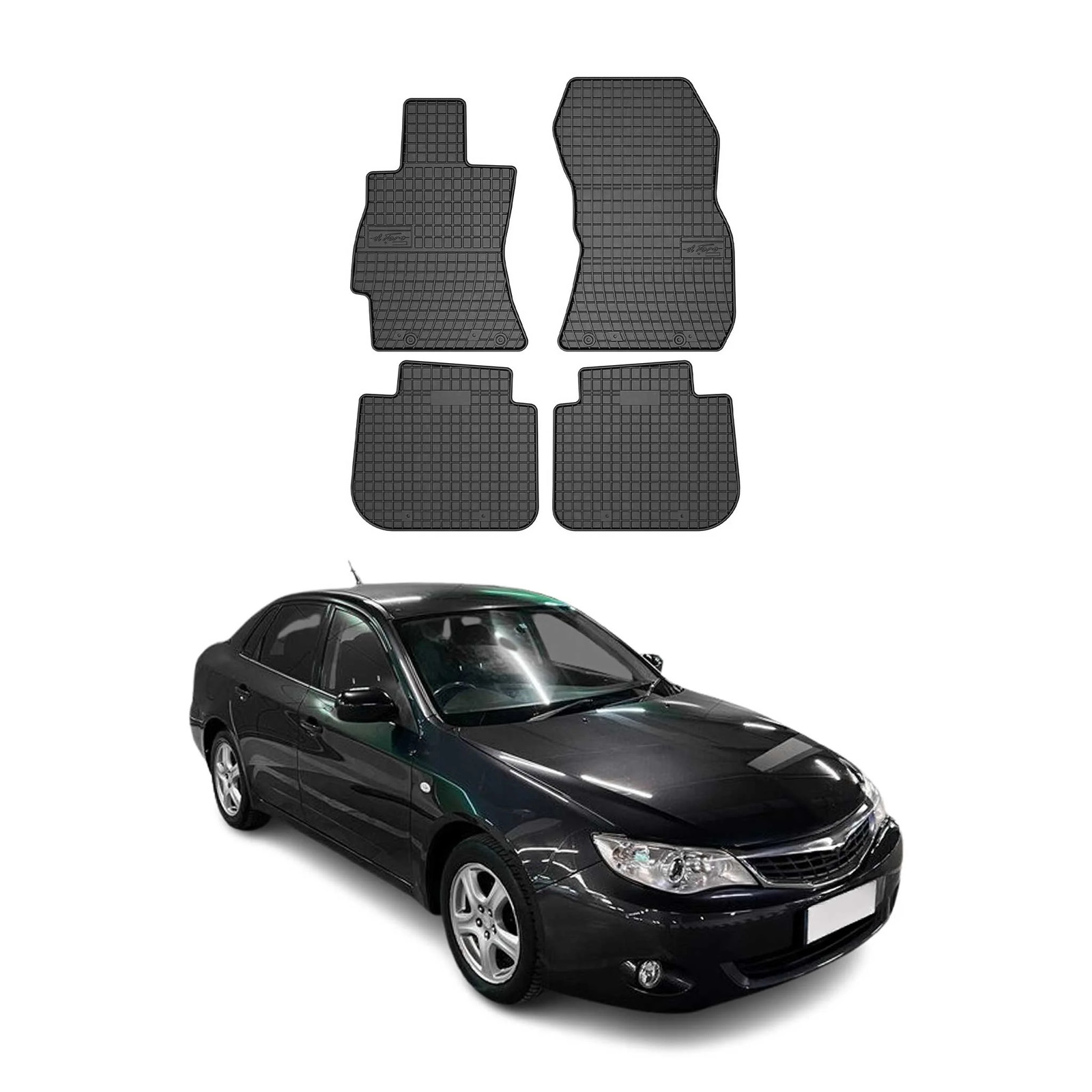 Tapis Subaru Impreza 2007-2011 Anti-Boue : Protégez votre Moquette avec ces Tapis Caoutchouc
