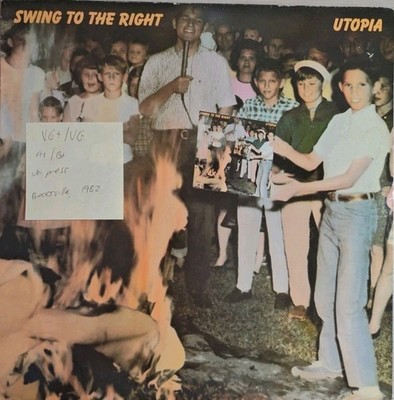 Utopia Swing To The Right Vinyl Record VG+/VG BRK 3666 1982