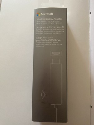 Microsoft Wireless Display Adapter Miracast Wi-Fi Certified HDMI to USB-A Black
