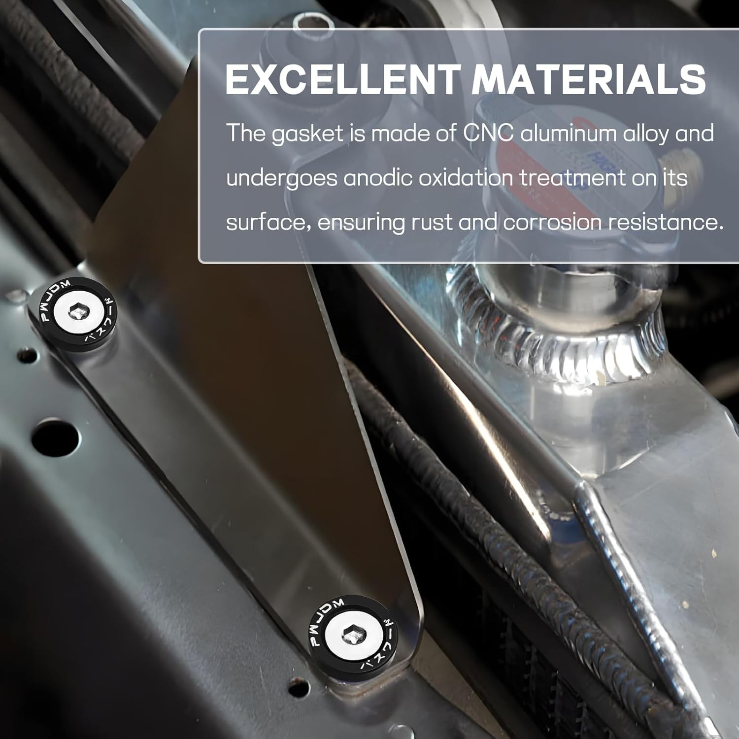 30pcs Black Billet Aluminum Fender Bumper Washer Bolt Engine Bay Dress Up Kit