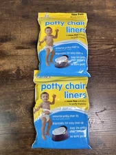 2 Pks TidyTots Disposable Potty Chair Liners Value Universal Potty Chair Fit 64