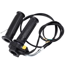 Twist Throttle Handle Grip Assembly + 36" Throttle Cable with Kill Switch Set...