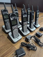 AT&T SB67108 SynJ 4-line DECT 6.0 Cordless Handset with 3-Way Conferencing USED