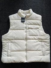 DSG Mens Light Sand Lifestyle Puffer Vest Full Zip Sleeveless Size XL NWT