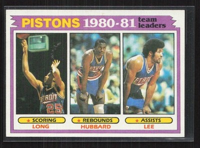 1981-82 Topps #50 John Long / Phil Hubbard / Ron Lee - NM/MT+ Set Break!