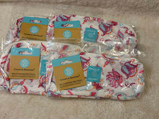 Lot 4 COTTON BLISS Wet Bag for Swimsuit Travel Beach Bag, Diaper Bag Toiletry
