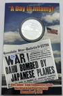 2001 Commemorating Pearl Harbor Honolulu Mint 1 Oz Silver .999