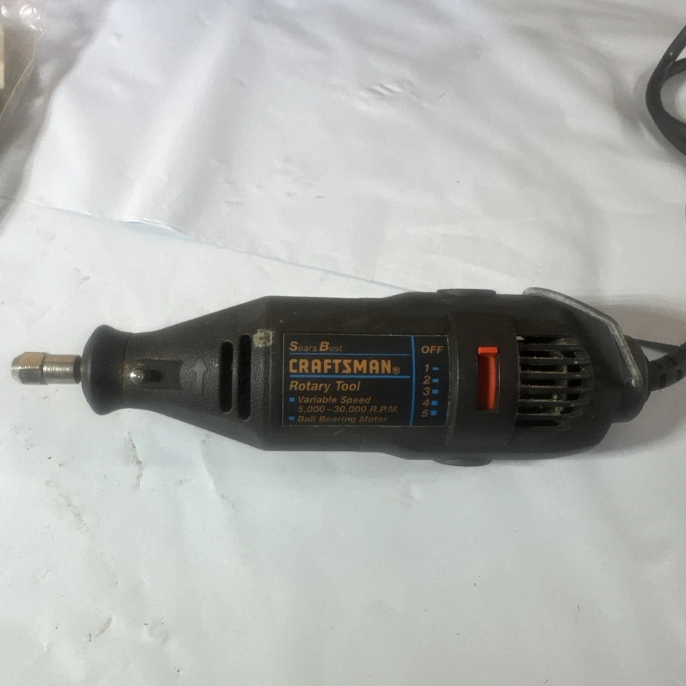 Sears Best Craftsman Rotary Tool Variable Speed Model 572.610230 Made In USA - Image 2 of 4