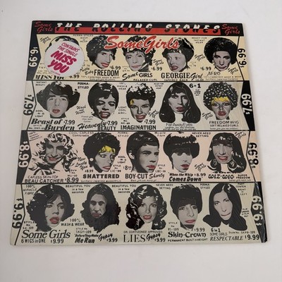 Rolling Stones Some Girls Vinyl LP 1978 Hype Sticker COC 39108 Banned Cover NM