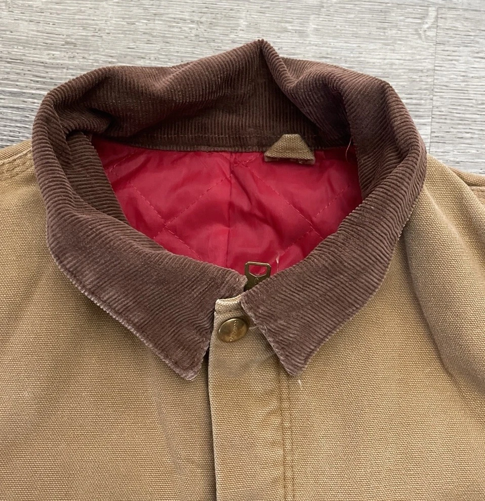 Vintage Carhartt Coveralls Insulated Mens Size 42R Regular Tan USA Carpenter - product detail image 10