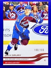 2025-26 Upper Deck Jack Drury UD Exclusives  Base 100/100 #293 Bookend