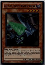 Ally of Justice Reverse Break Super Rare Hidden Arsenal 2 HA02-EN050 LP