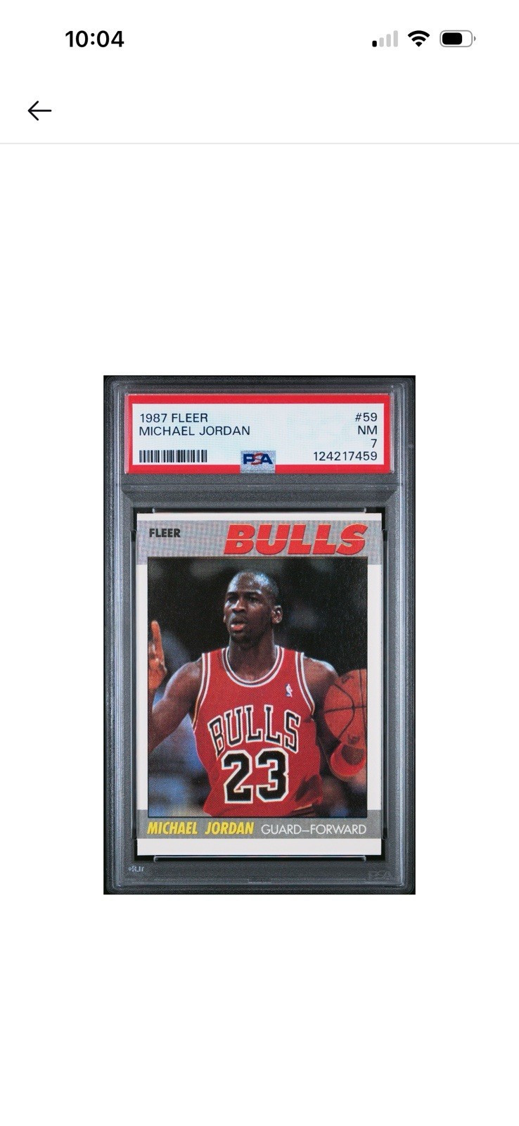 1987-88 Fleer - Michael Jordan #59