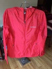 Columbia Dark Pink Zip Windbreaker/Rain Lightweight Jacket Size XL NWOT
