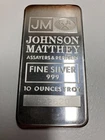 10 oz Silver Bar - Johnson Matthey (Vintage Design)