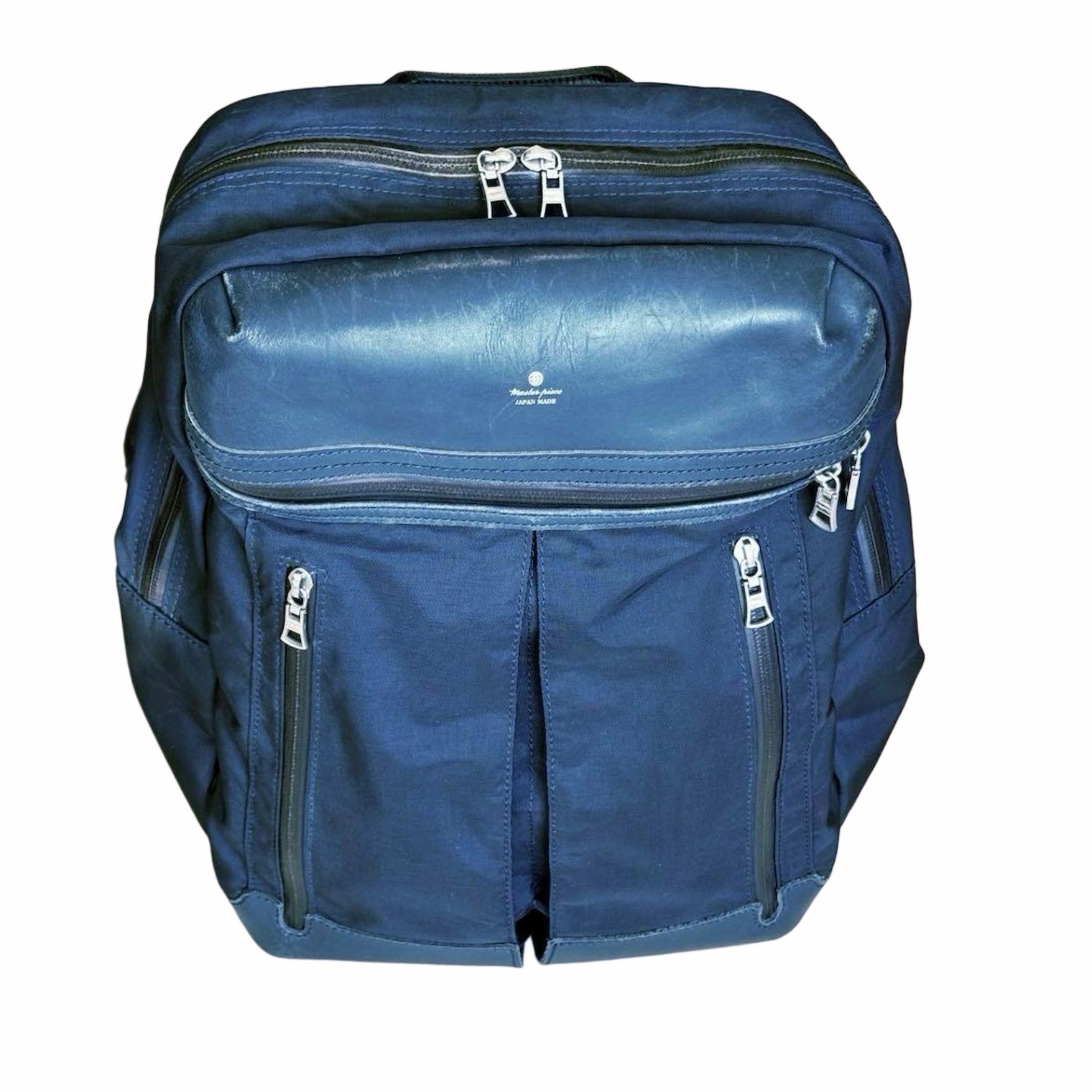 Masterpiece Stream Navy Waterproof Backpack Used … - image 1