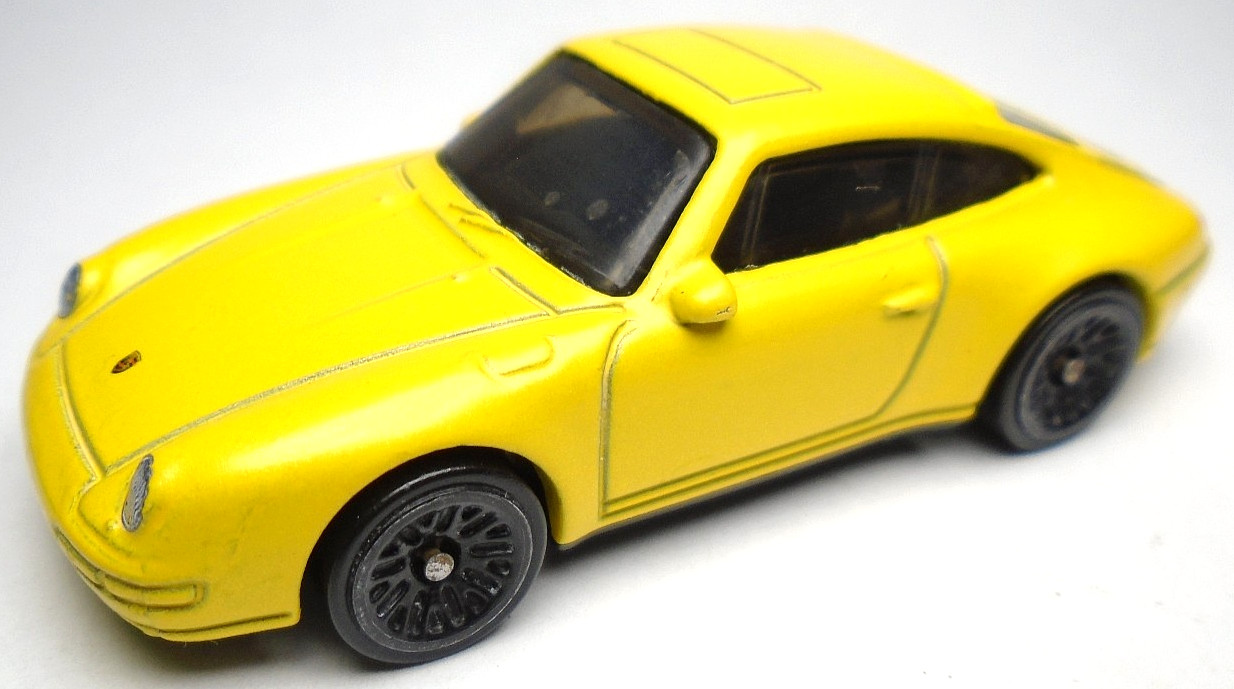 2020 HOT WHEELS HW '96 PORSCHE CARRERA YELLOW 1:64 DIECAST 2 3/4" CAR W/ BLACK