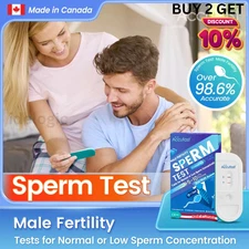 ACCUFAST Sperm Male Men Fertility Test Kit Pregnancy Preparation Easy Screening