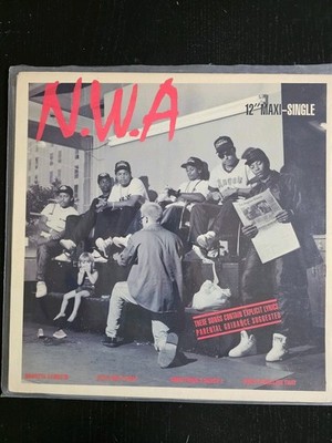 N.W.A   Gangsta Gangsta 12'' EP 1988  Dr Dre Ice Cube Eazy-E