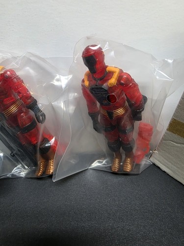 GI Joe COBRA TROOP BUILDER CONFEZIONE DA 6 (Hasbro 2002) B.A.T. Inferno Overkill SCATOLA APERTA - Foto 5 di 12
