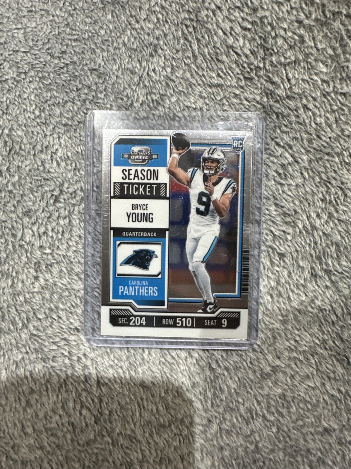 2023 Panini Contenders Optic Season Ticket Bryce Young #7 (RC)