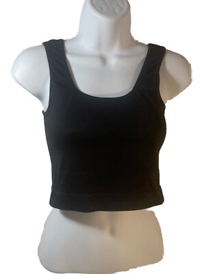 Rue21 Tank Top Mid Drift Black Women Medium Scoop Neck RN