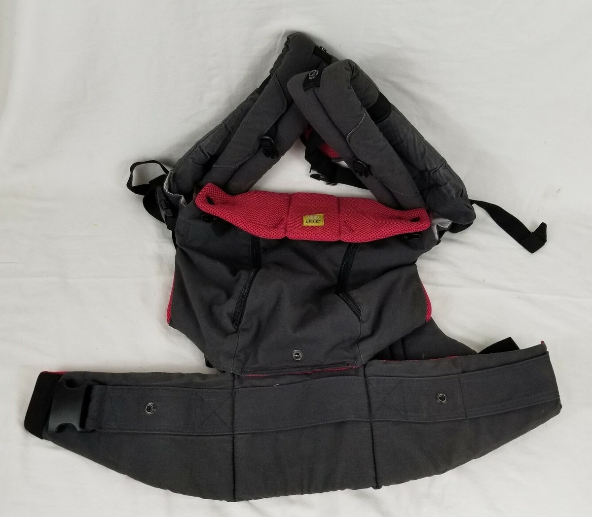 Lillebaby in 360 Ergonomic All Season Baby Carrier Lumbar Charcoal Berry
