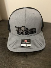 We The People trucker hat Leather Patch