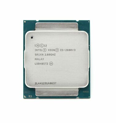 Intel Xeon E5-2690V3 CPU 12-Core 2.6GHz SR1XN 30MB 135W LGA 2011-3 Processor
