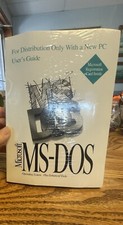 Microsoft MS-DOS Operating System User's Guide Plus Enhanced Tools Sealed NOS