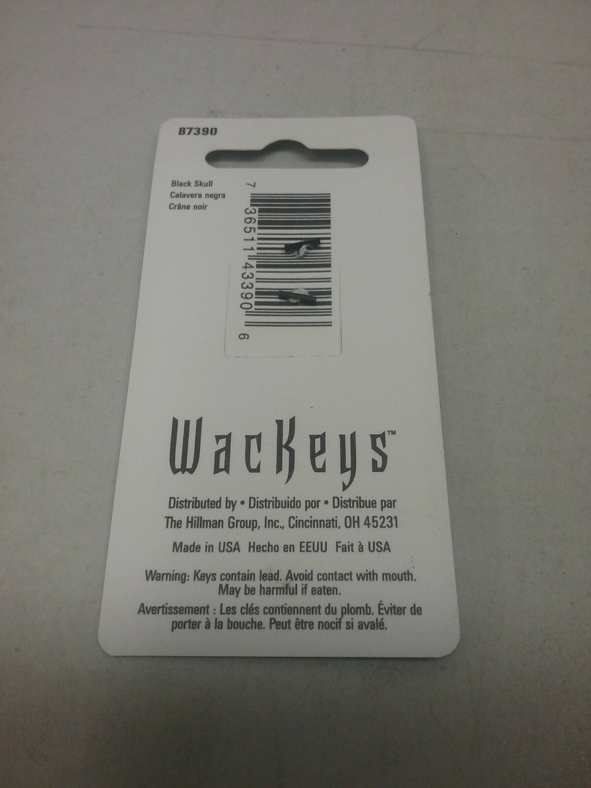 Wackeys 87390 Wackeys Goth Skull Key Made In USA | eBay