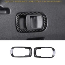 For Mazda CX-50 2023-25 Carbon Fiber Rear Seat Control Button Handle Frame Trim