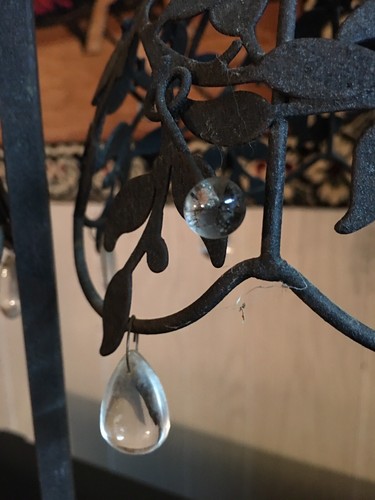 Vintage Iron Dual Candlestick Holder With Filagree Shades Adjustable - Picture 10 of 10