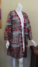Catherine's 4x Tribal Wow Art-to-wear Mesh Open Lace Embroidered Boho Jacket