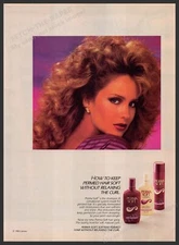 Perma Soft Hair 1980s Print Advertisement 1986 Big Permed Hair Style