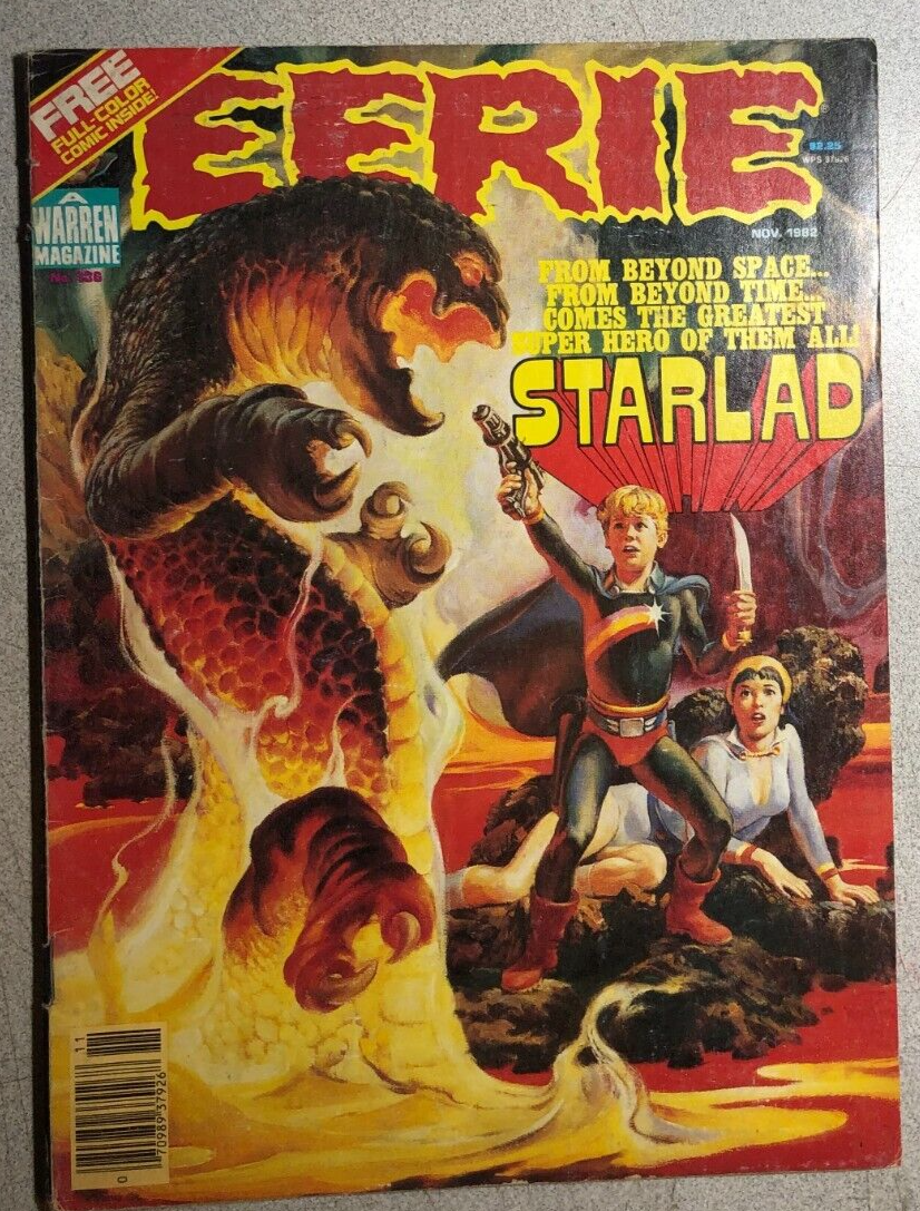 EERIE #136 (1982) Warren B&W horror comics magazine VG+ | eBay